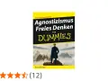 Buchcover "Agnostizismus Freies Denken für Dummies". Ein Mann steht auf einem Felsen und blickt in eine nebelverhangene Landschaft.