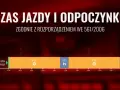 Wykres czasu jazdy i odpoczynku kierowcy, zgodny z rozporządzeniem WE 561/2006. Kluczowe dla ZUS pakiet mobilności.