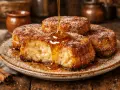 Torrijas doradas y crujientes, bañadas en miel dorada. Una deliciosa receta de torrijas para disfrutar.