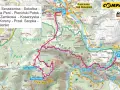 Szlak turystyczny: Szczawnica, Sokolica, Sokola Perć, Trzy Korony, Krościenko. Mapa Pienin.