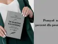 Pomysł na prezent z okazji obrony pracy magisterskiej: szara okładka z napisem "Bez takiego promotora jak Dr Marzena Kalinowska moja praca zakończyłaby się na wstępie".