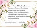 Serdeczne życzenia z okazji Dnia Babci i Dziadka, z kwiatową ramką. Niech dobroć i mądrość Wasza będą drogowskazem dla wnuków.