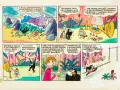 Co to jest komiks? Cztery panele przedstawiające małpy i ludzi w zabawnych sytuacjach, od plaży po dżunglę.