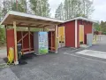 Tömning och rengöring för husbilar vid spiken camping. En modern station med allt du behöver.