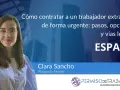 Clara Sancho, abogada senior, explica los requisitos para hacer un contrato de trabajo a un extranjero en España de forma urgente.