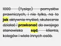 1000 pomysłów prawniczych, jak aktywnie myśleć, działać i przekonać do swojego stanowiska sąd, klienta.