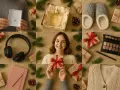 Idealny praktyczny prezent dla siostry: naszyjnik, perfumy, kapcie, słuchawki, paleta cieni, notes, sweter.