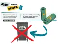 Gdzie wyrzucić baterie? Nie do kosza! Oddaj do sklepu, PSZOK lub specjalnego pojemnika. Baterie zawierają szkodliwe substancje.