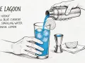 Przepis na drink Blue Lagoon: wódka, blue curacao (to ten niebieski likier!), woda gazowana i cytryna. Idealny na lato!