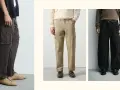 Uomini con pantaloni cargo: praticità e stile. Il loro significato è nella funzionalità, con tasche ampie per ogni esigenza.