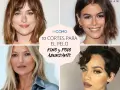 Cuatro mujeres con diferentes peinados para pelo fino y poco abundante. Cortes modernos y favorecedores.