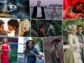 Kolaż scen z filmów, w tym z "mit o powstaniu świata film". Widzimy pary, samotne postacie i sceny akcji.