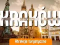 Kraków: odkryj ciekawe miejsca i atrakcje turystyczne. Rynek Główny z Sukiennicami i pomnikiem Mickiewicza w słońcu.