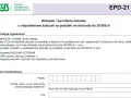 Wniosek EPD-21 ZUS o niepobieranie zaliczek na podatek od dochodu do 30 000 zł. Instrukcja wypełniania.