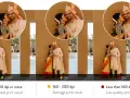 Comparación de la calidad de **impresión digital** de una pareja de recién casados. Tres versiones de la misma foto, con diferentes resoluciones (dpi), muestran resultados de impresión de excelente a bajo.