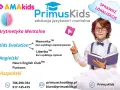 Chłopiec z książką, logo PrimusKids, kursy językowe i arytmetyka mentalna. Sprawdź lokalizacje!