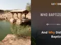 The Jordan River baptismal site, where John the Baptist, who baptized Jesus, ministered.