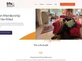 Woman with dog reads "The Life Audit" book, offering a daily check list for transformation.