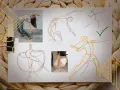 Étude de mouvement pour un lexique dessin : croquis de danseurs inspirés de photos, capturant la fluidité des poses.
