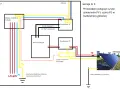 Schemat instalacji fotowoltaicznej off-grid z falownikiem. Widoczny uziom szpilkowy (< 10 Ohm) zapewniający bezpieczeństwo.