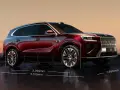 Elegancki, ciemnoczerwony SUV Zeekr 8X z wymiarami 5,100 mm długości i 1,998 mm szerokości, gotowy na podbój dróg w Polsce.