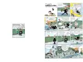 Jak zrobić komiks o Mikołajku? Zobacz, jak tata próbuje posprzątać ogród po jego zabawach z samochodzikami.