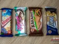 Słowackie słodycze: Horaliky, Mama, Kakaové rezy i Lina. Idealne, co warto kupić na Słowacji na słodką przekąskę.