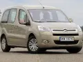 Beżowy Citroen Berlingo 1.6 HDI na drodze, z zielonym polem w tle.