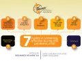 Infographic on how to build habits that stick, featuring 7 key principles like "Be Proactive" and "Synergise" for pandemic effectiveness.