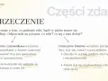 Rodzaje orzeczeń: czasownikowe (np. "gwarantuje") i imienne (np. "stał się").