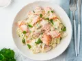 Pasta con salmón y nata cremosa: Receta de chef, ¡sin fallos!