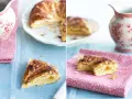 Deliciosa galette con masa hojaldrada y relleno cremoso. Una receta perfecta para disfrutar en cualquier momento.