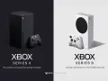 Dos consolas Xbox: la potente Xbox Series X negra y la compacta Xbox Series S blanca, listas para la próxima generación de juegos.