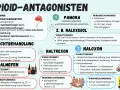 Opioid-Antagonisten wie Naloxon, Naltrexon und Naloxegol blockieren Opioidrezeptoren. Sie helfen bei der Suchtbehandlung und können Nebenwirkungen von Opioiden wie Obstipation bei Oxycodon reduzieren.