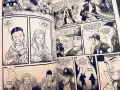 Kadr z komiksu The Walking Dead. Dzieci tęsknią za ojcem, podczas gdy dorośli rozmawiają o broni i zapasach.