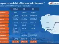 Tabela cen biletów PKP Intercity na trasie Katowice-Warszawa. Sprawdź, ile zapłacisz za pociąg!