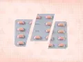 Blister opakowań tabletek, każda zawiera ketrel 25 mg. Tło z ostrzegawczymi trójkątami.