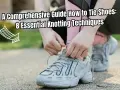 Mani che imparano come allacciare le scarpe, con un'utile guida visiva.