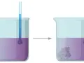 Krystalizator w laboratorium służy do otrzymywania kryształów z roztworu. Obrazek pokazuje proces krystalizacji.