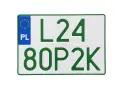 Polski numer rejestracyjny pojazdu: L24 80P2K.