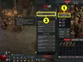 Diablo 4: 318/795 obole, waluta do kupowania przedmiotów od dostarczyciela kuriozów.