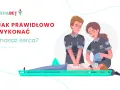 Ratownicy medyczni pokazują, jak zrobić masaż serca osobie nieprzytomnej. Uczą resuscytacji krążeniowo-oddechowej.