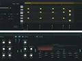 Sekwencer MIDI i panel kontrolny efektów audio, gdzie technik realizacji nagrań dopracowuje brzmienie.