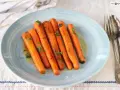 Zanahorias glaseadas con perejil picado, perfectas para tus recetas con zanahoria. Un plato sencillo y delicioso.