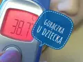 Termometr pokazuje 38.7°C. Dziecko ma gorączkę. Dowiedz się, jak zbić gorączkę u dzieci.