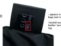 QR kod na metce torebki Gucci, potwierdzający jej oryginalność. Znajduje się obok numeru seryjnego.