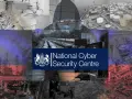 Collage depicting a hooded figure, industrial sites, and the National Cyber Security Centre logo, highlighting the importance of critical infrastructure security.