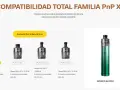 El dispositivo **Doric** 60 Pro y sus cartuchos PnP X, con diferentes resistencias y rangos de potencia, ofrecen una experiencia de vapeo versátil.