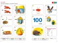 Rebusy z obrazkami: dwa homary (bu), spodenki (sa), usta (kap), orzeł (ł=chy), sznur (ma, a=y), ul (ceb, a), liczba 100 (krotki), ul i pan (t, i, y), sanki (sa), gruszka (pie, g=t), jeż (yny). Rozwiązania rebusów to nazwy.