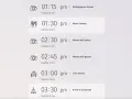 Wzór harmonogramu dnia ślubu: fotograf przybywa o 13:15, sesja zdjęciowa o 13:30, zdjęcia z rodziną o 14:30, z gośćmi o 14:45, limuzyna o 15:00, przybycie do kościoła o 15:30.